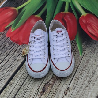 Giày Sneaker Trắng Nữ Cổ Thấp ZRS