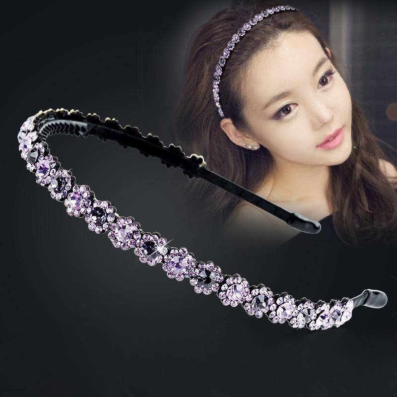 Băng Đô Cài Tóc Dạng Bấm Chống Trượt Có Răng Giả Phong Cách Hàn Quốc Cho Nữ