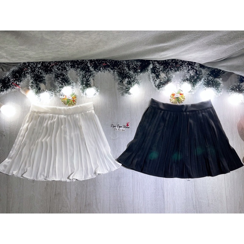 CHÂN VÁY DẬP LY MỘT TẦNG XOÈ XINH ĐẸP UK ALOHASHOP91