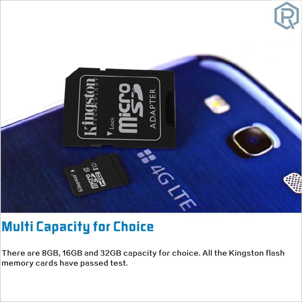 Thẻ Nhớ R Kingston Class 10 8gb 16gb 32gb 64gb Microsdhc Tf 48mb / S Maximal