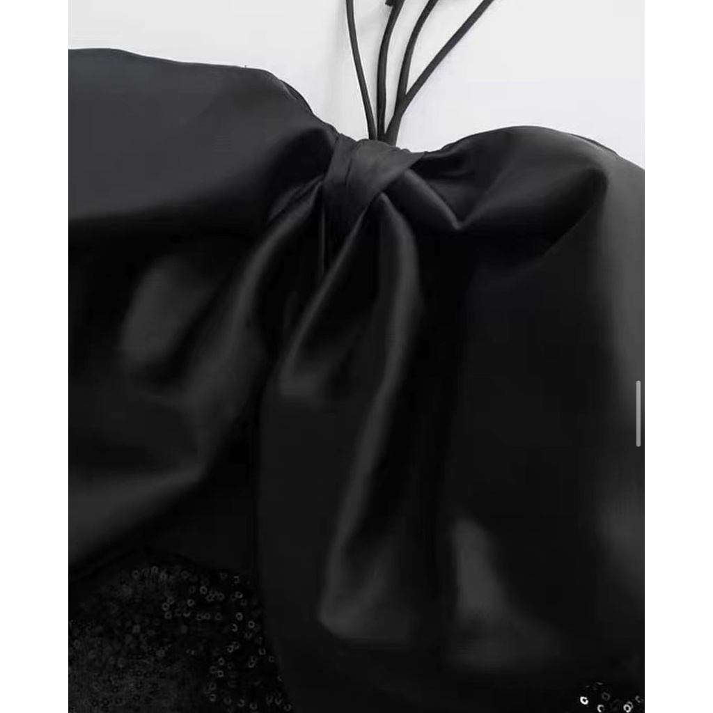 Set za.ra dạng giả quần với chiếc nơ là điểm nhấn