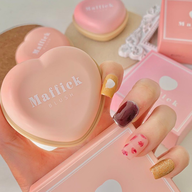 Má Hồng Trái Tim MAFFICK LOVE COOKIE BLUSH Dạng Phấn KK | BigBuy360 - bigbuy360.vn