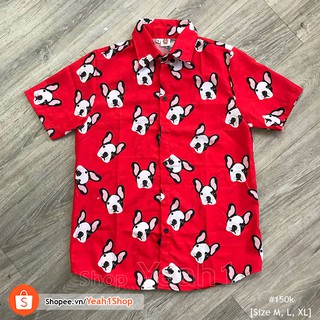 [Yeah1Shop]- Áo sơ mi hoạt hình (M, L, XL) (SMHH)