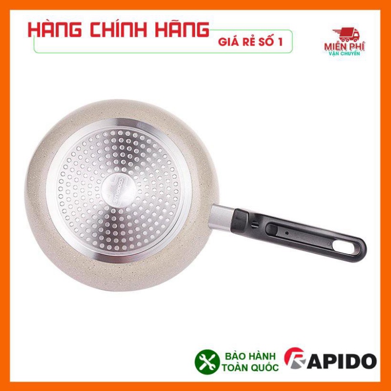 CHẢO ĐÁ LOCK&LOCK COOKPLUS HARD 6223-22CM, lòng chảo làm bằng chất teflon cap cấp