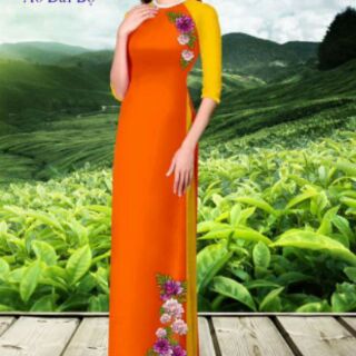 Vải áo dai in 3D
