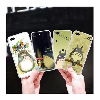 Ốp Lưng Trong Suốt In Hình Totoro At92 Cho Iphone 8 7 6 6s Plus 5 5s Se 5c