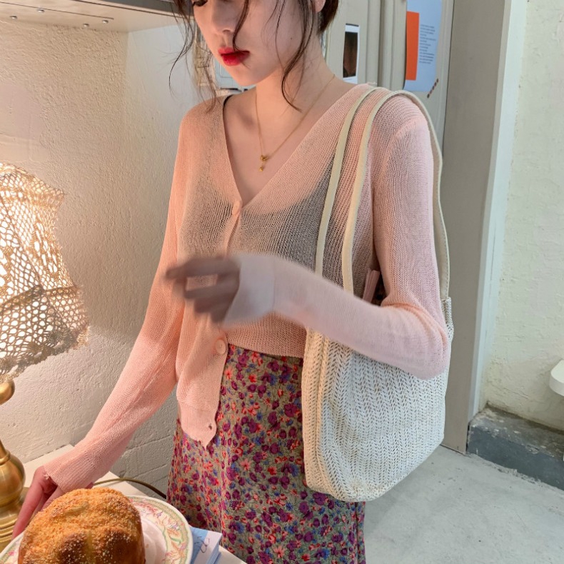 Áo Khoác Cardigan Tay Dài Màu Sắc Ngọt Ngào Cho Nữ | BigBuy360 - bigbuy360.vn