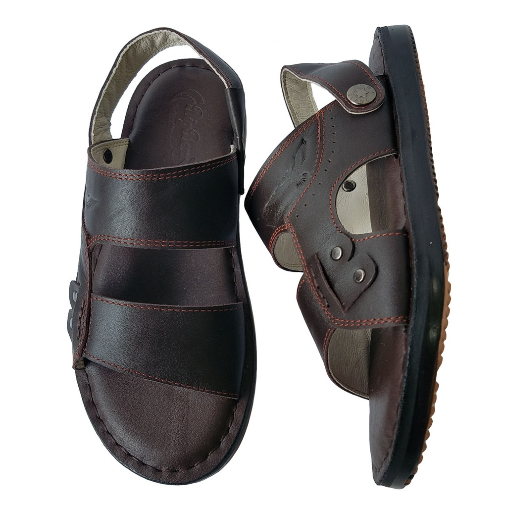 Giày Sandal Nam Da Bò Thật BIGBEN Cao Cấp SD117