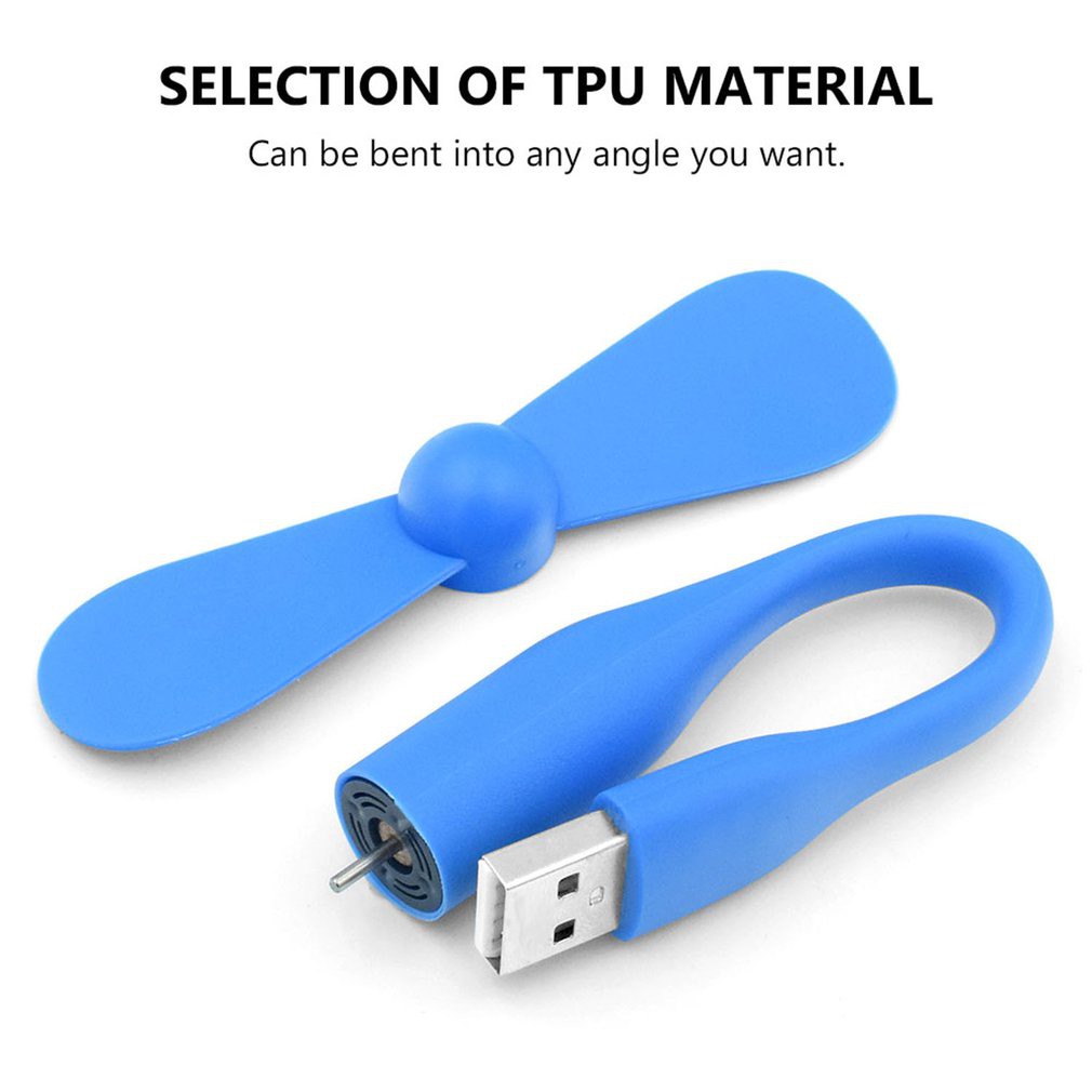 Quạt mini 2 cánh siêu mát giao diện USB tiện dụng