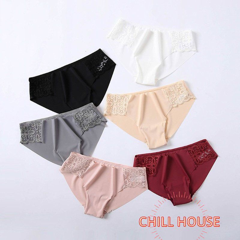 Quần lót thun pha ren hai bên điệu đà - CHILLHOUSE