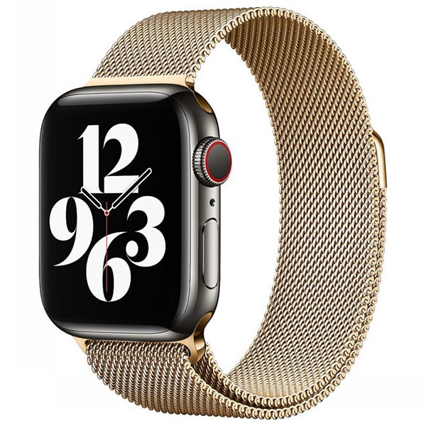 Dây đeo Apple Watch Coteetci Milanese Loop Magnet 42 / 44 / 45 mm thép không rỉ - hàng Chính Hãng.