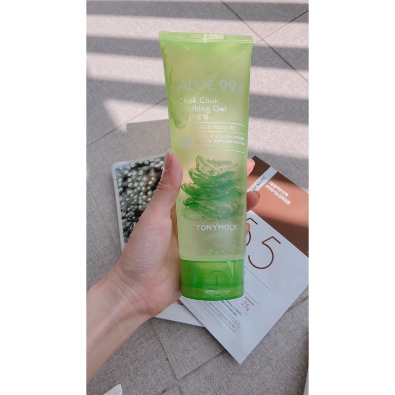 GEL NHA ĐAM ĐA NĂNG TONYMOLY ALOE 99% CHOK CHOK SOOTHING GEL