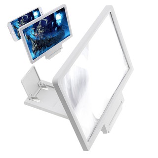 Dụng cụ kính lúp phóng đại 3D 3x ABS pvc cho điện thoại coi phim