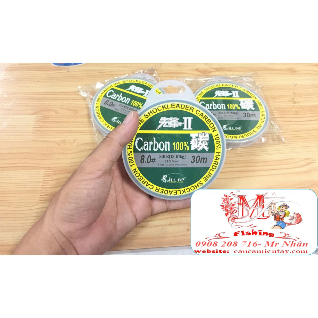 Dây Leader Carbon Câu Cá Lóc Tráp Chẽm