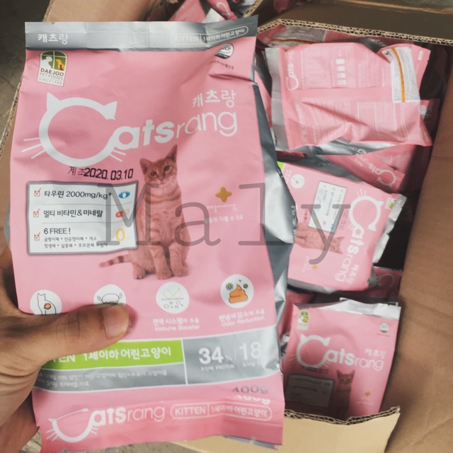 Hạt cho mèo con Catsrang Kitten (400g)