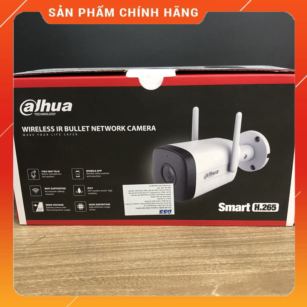 Camera IP Wifi ngoài trời 4MP 2MP DAHUA DH-IPC-HFW1430DT-ST , DH-IPC-HFW1230DT-STW - Đàm thoại 2 chiều - Hàng chính hãng