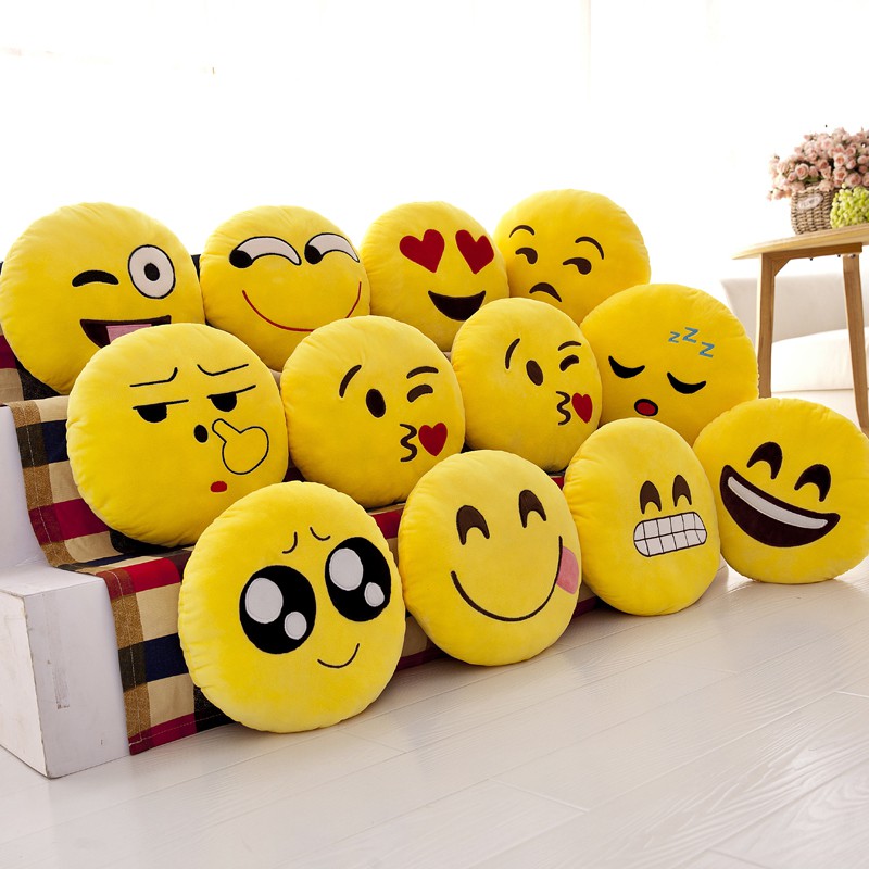 [Deal Sốc] Gối Nhồi Bông Sticker Gấu Bông Cảm Xúc Emoji Móc Khóa 10cm Nhỏ Nhắn Xinh Xắn Đáng Yêu Giá Rẻ Yuta Home