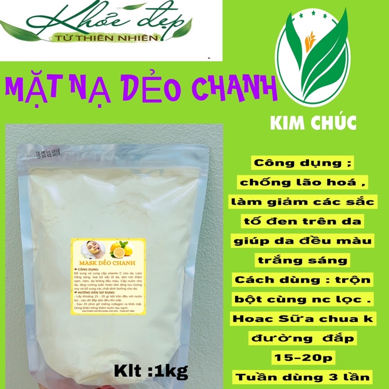 1kg mặt nạ dẻo đắp mặt dưỡng da