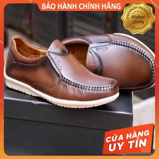 GIÀY LƯỜI DA BÒ CLARKS PATINA NÂU TREND 2020