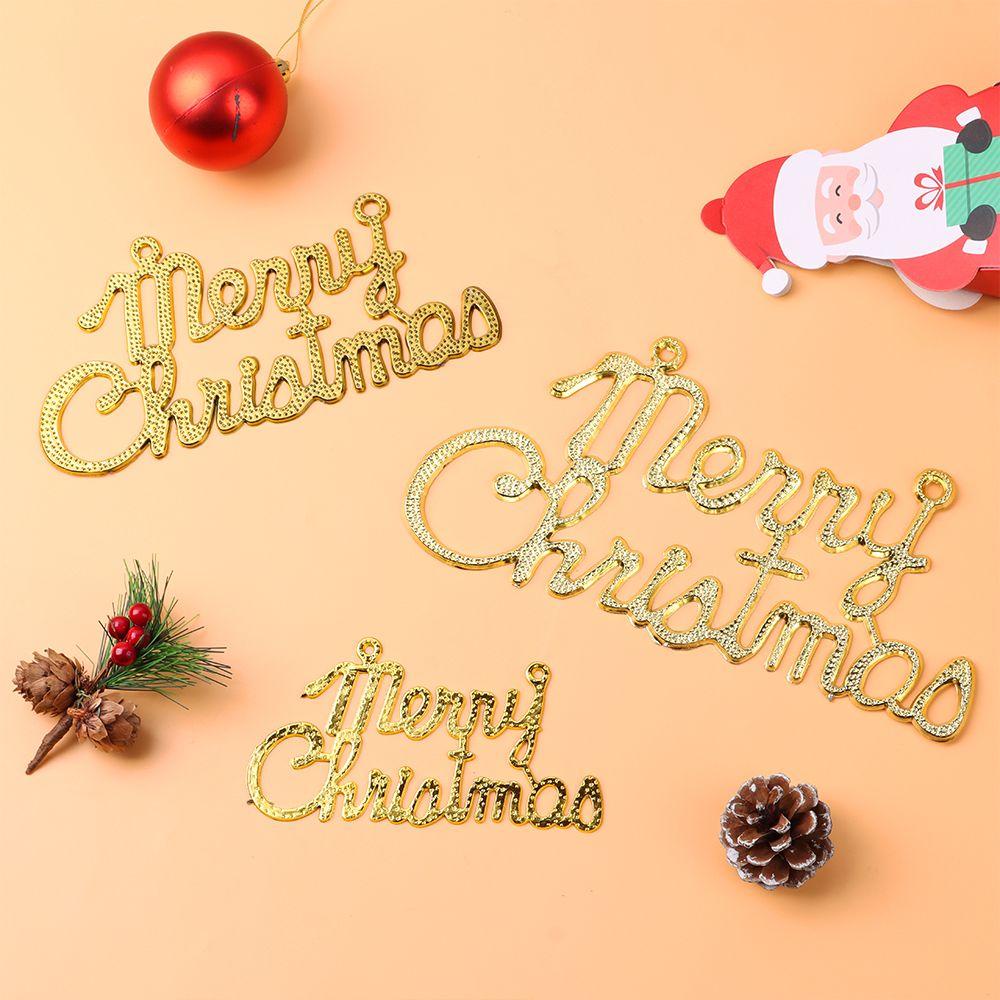 Phụ Kiện Trang Trí Cây Thông Giáng Sinh Chữ Merry Christmas
