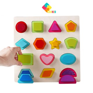 Bảng hình khối nổi 2 tầng