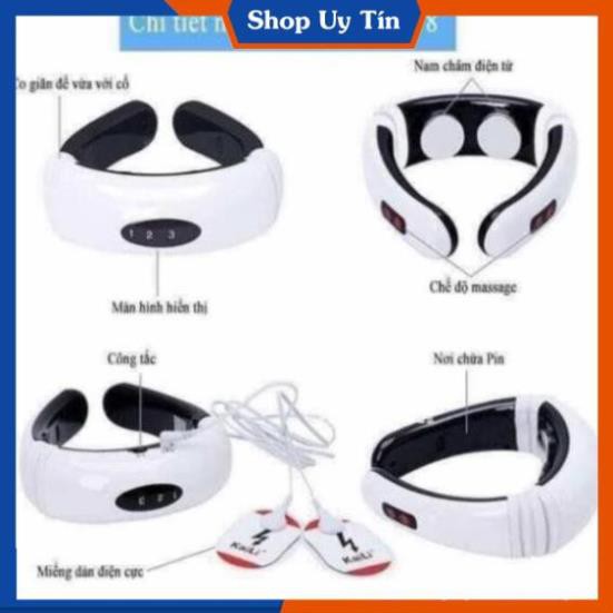 Máy Massage Cổ Vai Gáy 3D Trị Liệu Cao Cấp