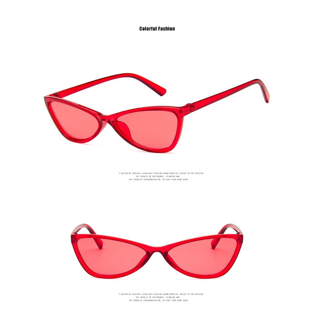 (KIQI-FASHION) Fashionable cat eye sunglasses for women