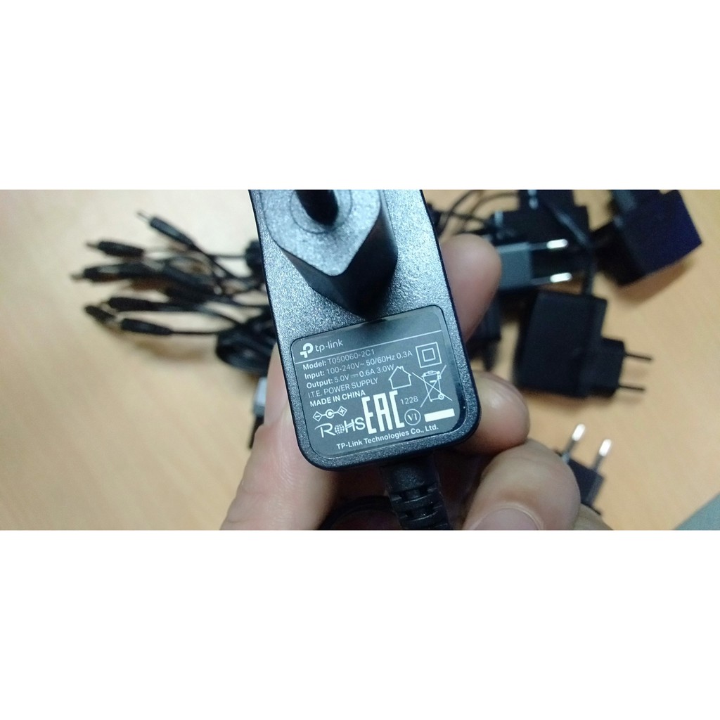 NGUỒN TPLINK 5V-0.6A Chân Kim, Mới 100% Chính Hãng - Adapter TPLINK 5V-0.6A