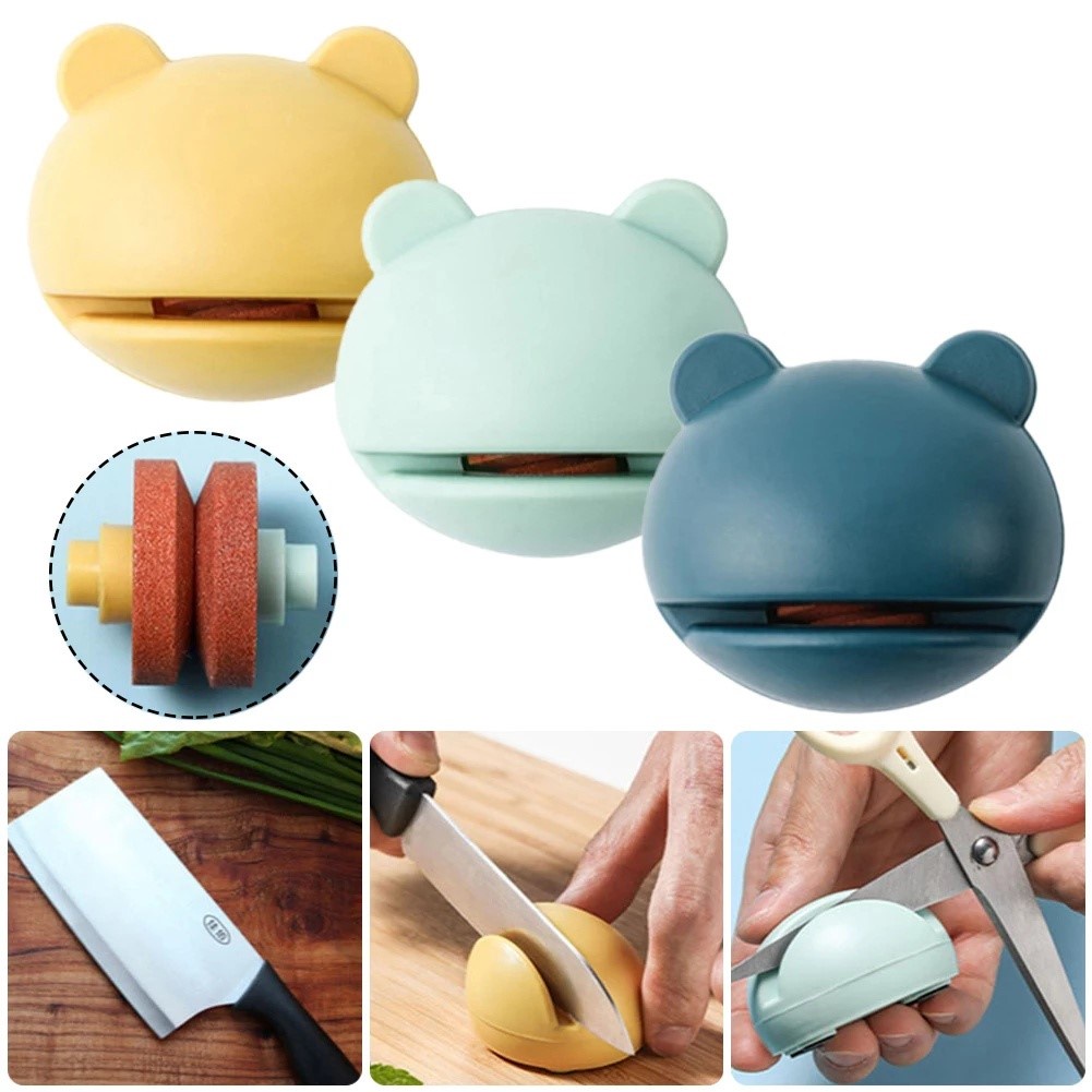 Dụng Cụ Mài Dao Mini Hình Chú Ếch Hoạt Hình Dễ Thương