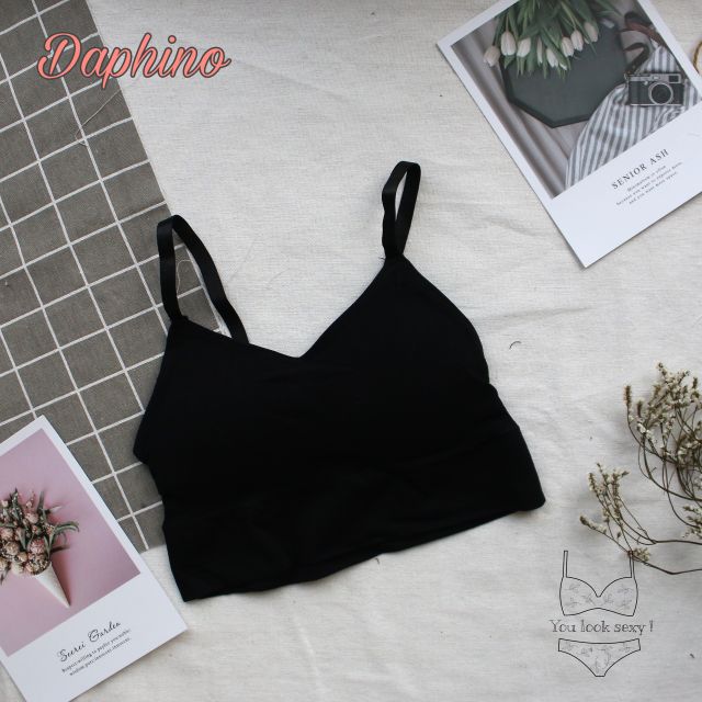 Áo bra nữ - áo bra len gân tăm chất đẹp 2 dây hở lưng siêu hot ABU01 | BigBuy360 - bigbuy360.vn