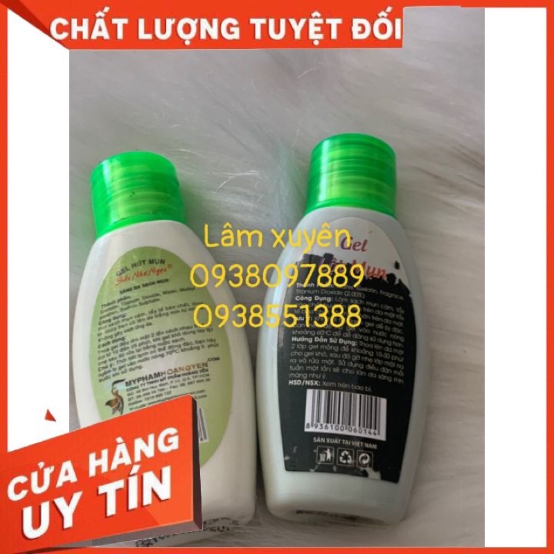 TẬN GỐCGel lột mụn than hoạt tính Huyền Khang 60g, dạng gel sệt, hương thơm, thích hợp mọi loại dạ, giá rẻ cho khách