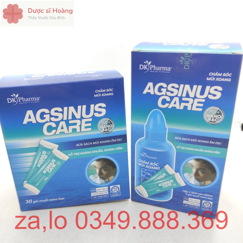 Bình Rửa Mũi AGSINUS CARE - Kháng Khuẩn Hiệu Quả