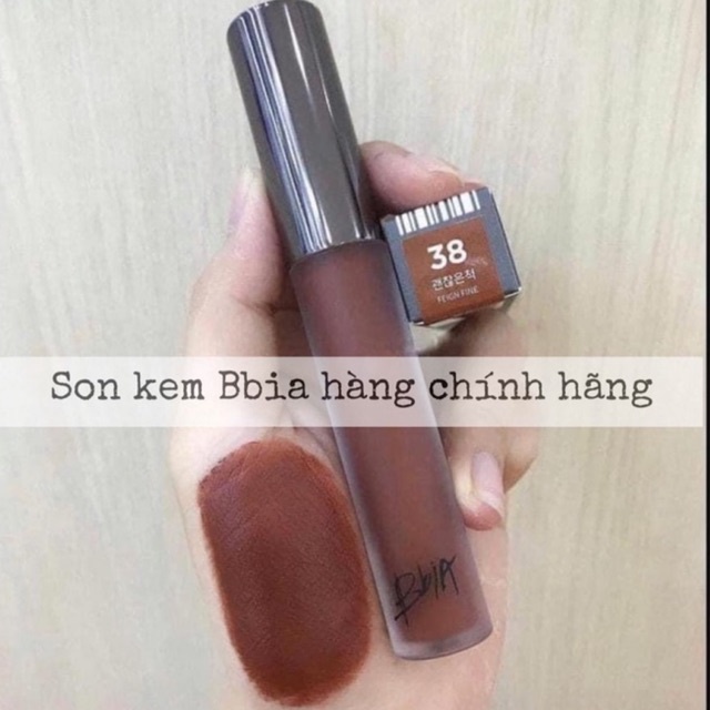 Son kem lì đỏ nâu 25 và nâu socola 38