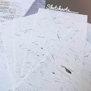 Giấy lụa ép hoa lá set 10 tờ (006)