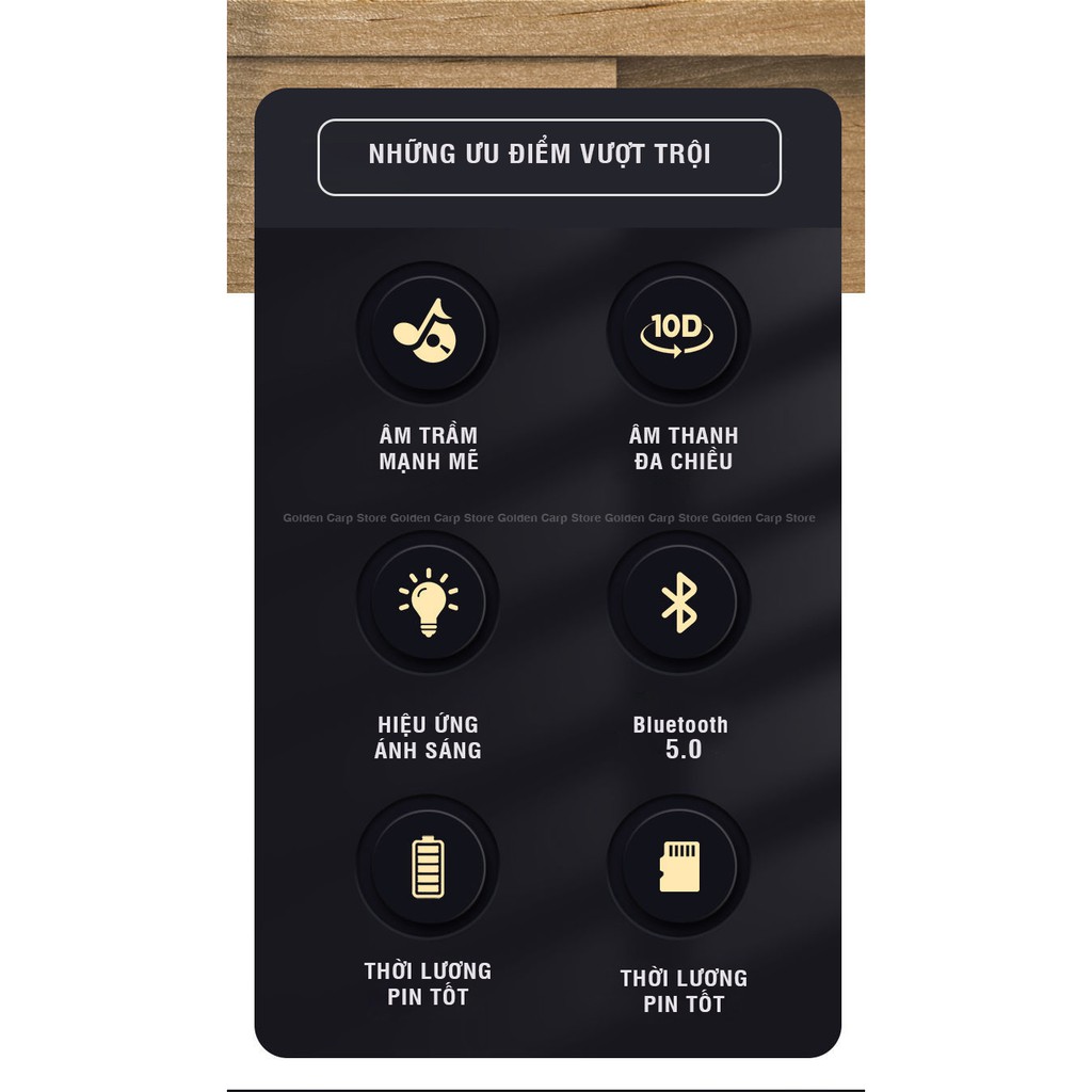 Loa Đèn Led - Decor Bàn Làm Việc - Bluetooth 5.0 - Chính Hãng