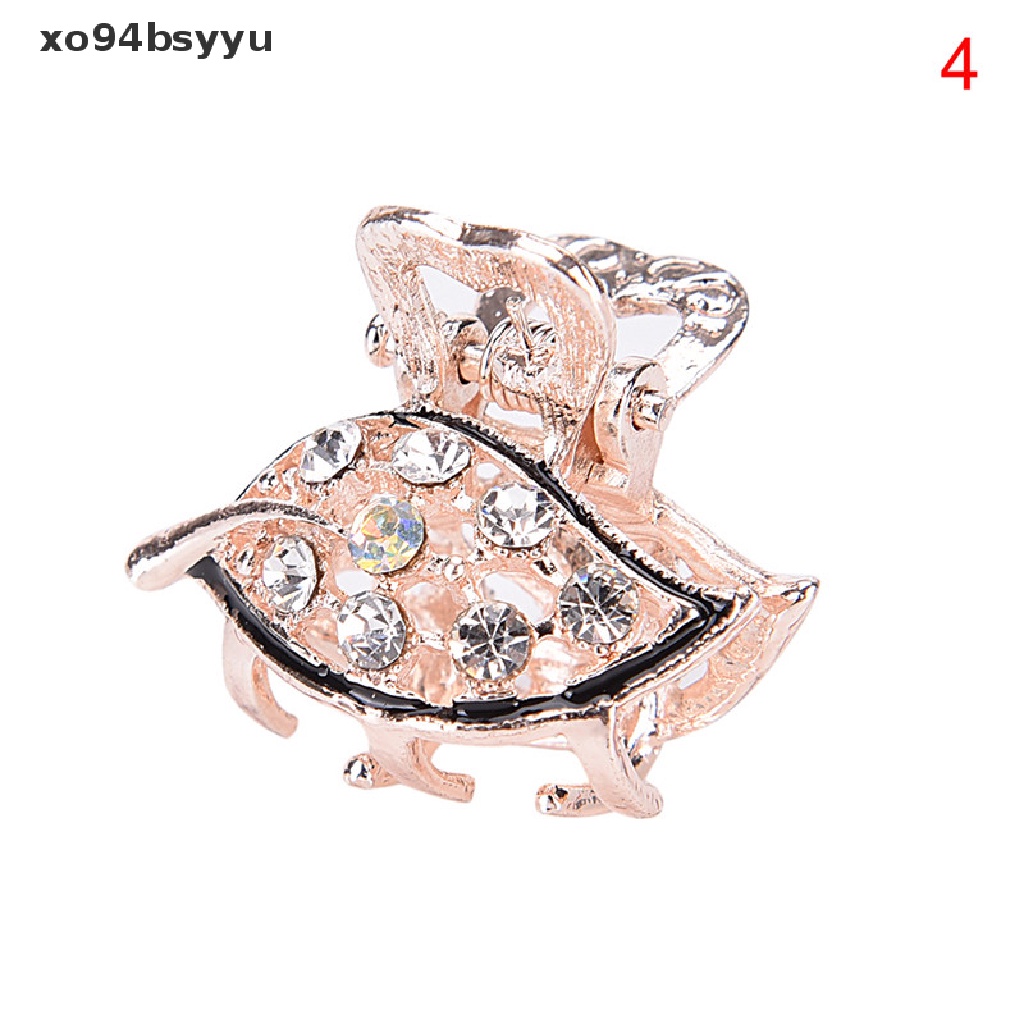 Kẹp Càng Cua Bằng Nhựa Đính Đá Hình Bướm Mini Dễ Thương Xo94Bsyu