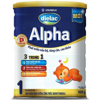 Sữa bột vinamilk dielac alpha 1 - hộp thiếc 400g - 900g