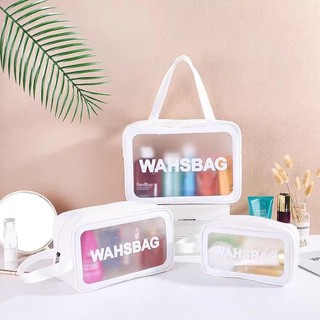 [HÀNG LOẠI 1] Sét 3 túi đựng mỹ phẩm trong suốt mẫu mới, sét 3 túi mỹ phẩm washbag.Siêu Sang Chảnh nhé Chị Em