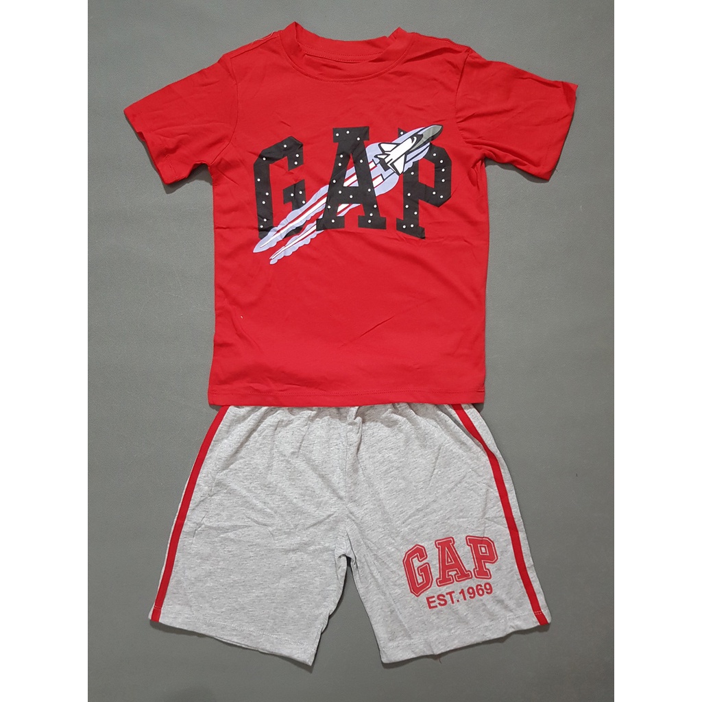 Bộ thun cotton in chữ thể thao khủng long later cho bé trai lớn