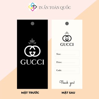 🌸 NHÃN MÁC TAG QUẦN ÁO giúp nâng cao thương hiệu quần áo - Giấy bìa cứng sang trọng 100 cái mẫu 10