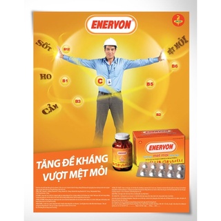 ENERVON C - TĂNG ĐỀ KHÁNG - VITAMIN C VÀ VITAMIN B-COMPLEX