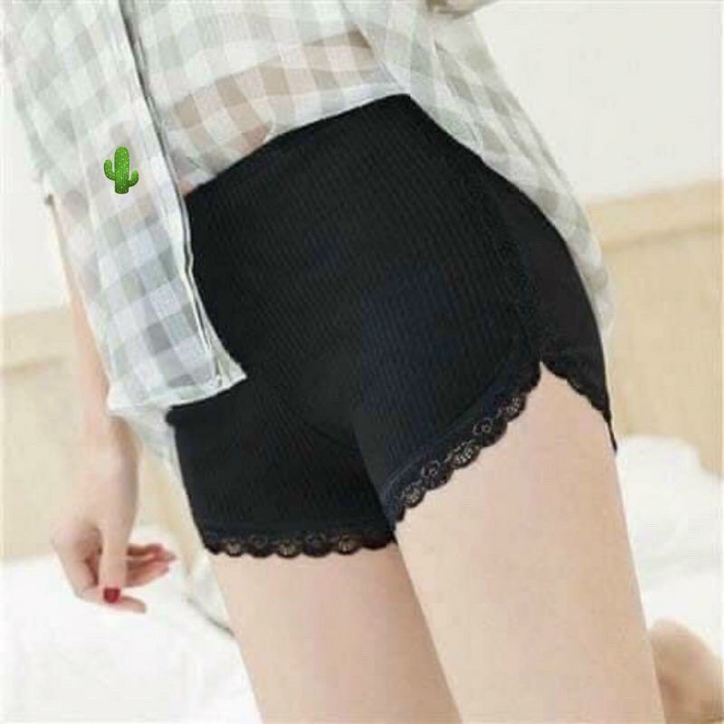 Quần thun ren bèo 2 bên mềm mại quyến rũ