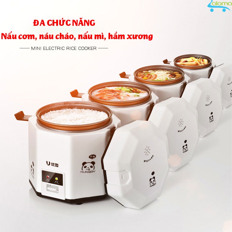 [Mã ELHADEV giảm 4% đơn 300K] (Tặng kèm bộ thìa đũa)Nồi cơm điện mini 1.2L UXUE B12 nấu cơm hâm nóng nấu cháo hầm xương