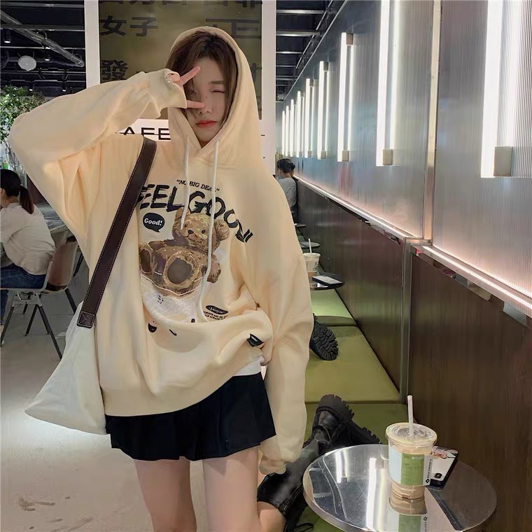 Áo khoác nỉ  Áo khoác hoodie  KNN50 nam nữ đẹp form rộng Unisex chất nỉ ngoại 2 lớp dày dặn - 1992 Clothing