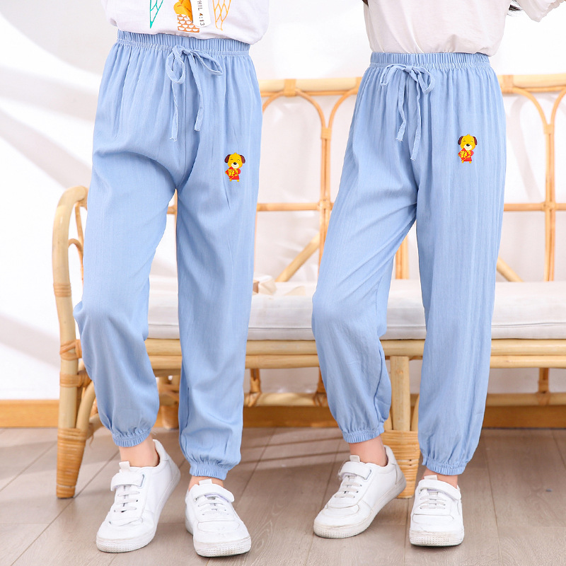 Quần Jeans Dài Lưng Thun Thời Trang Cho Bé