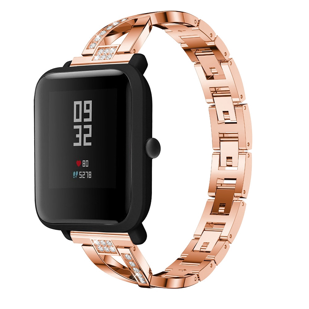 Dây Đeo Kim Loại Cho Đồng Hồ Thông Minh Xiaomi Huami Amazfit Bip Youth