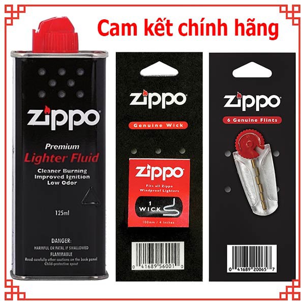 Xăng bấc đá Zippo chính hãng Mỹ