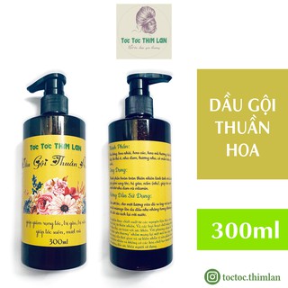 Dầu Gội Thuần Hoa giúp giảm rụng tóc, phục hồi tóc hư tổn "Tóc Tóc Thím Lan" 300ml