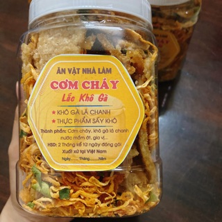 3 hủ cơm cháy lắc khô gà