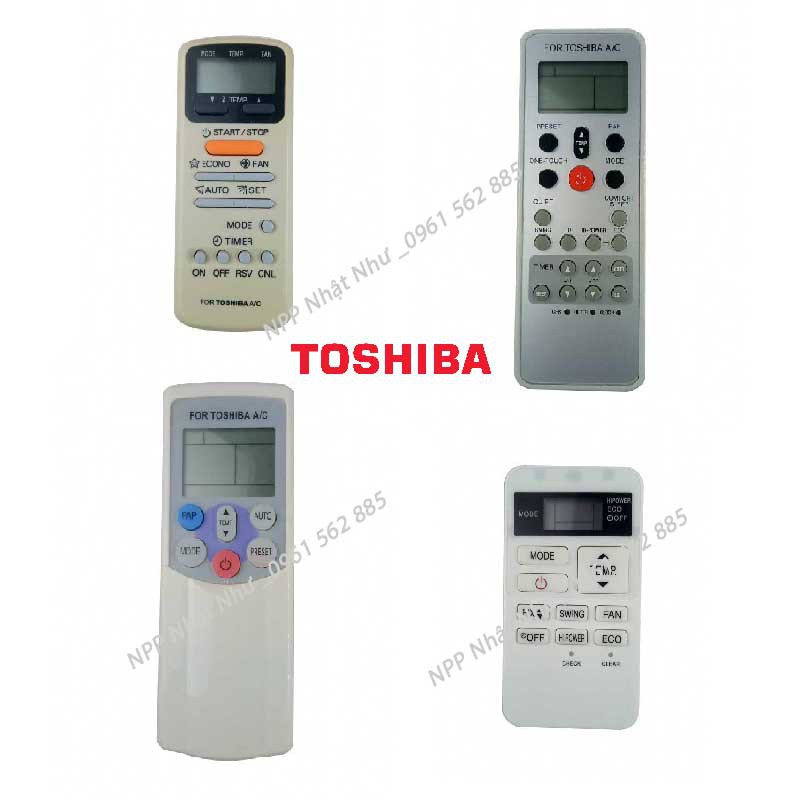 Điều Khiển Điều Hòa Toshiba_Tổng Hợp Các Mẫu Remote Sử Dụng Cho Máy Lạnh Toshiba Thông Dụng Nhất ( Kèm Ảnh Thật)